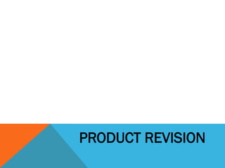 PRODUCT REVISION
 