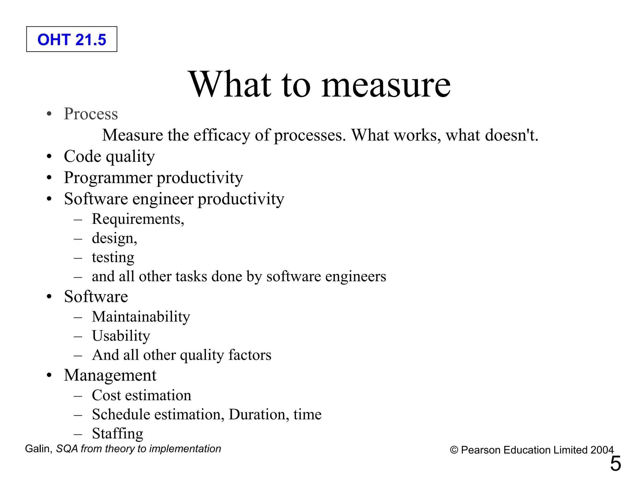 Introduction to Software Quality Metrics | PPTX