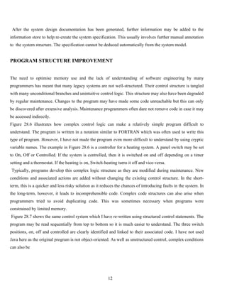 Software re engineering