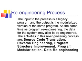 Software re engineering | PPT