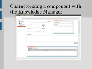 Characterizing a component with
the Knowledge Manager
 