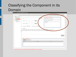 Classifying the Component in its
Domain
 