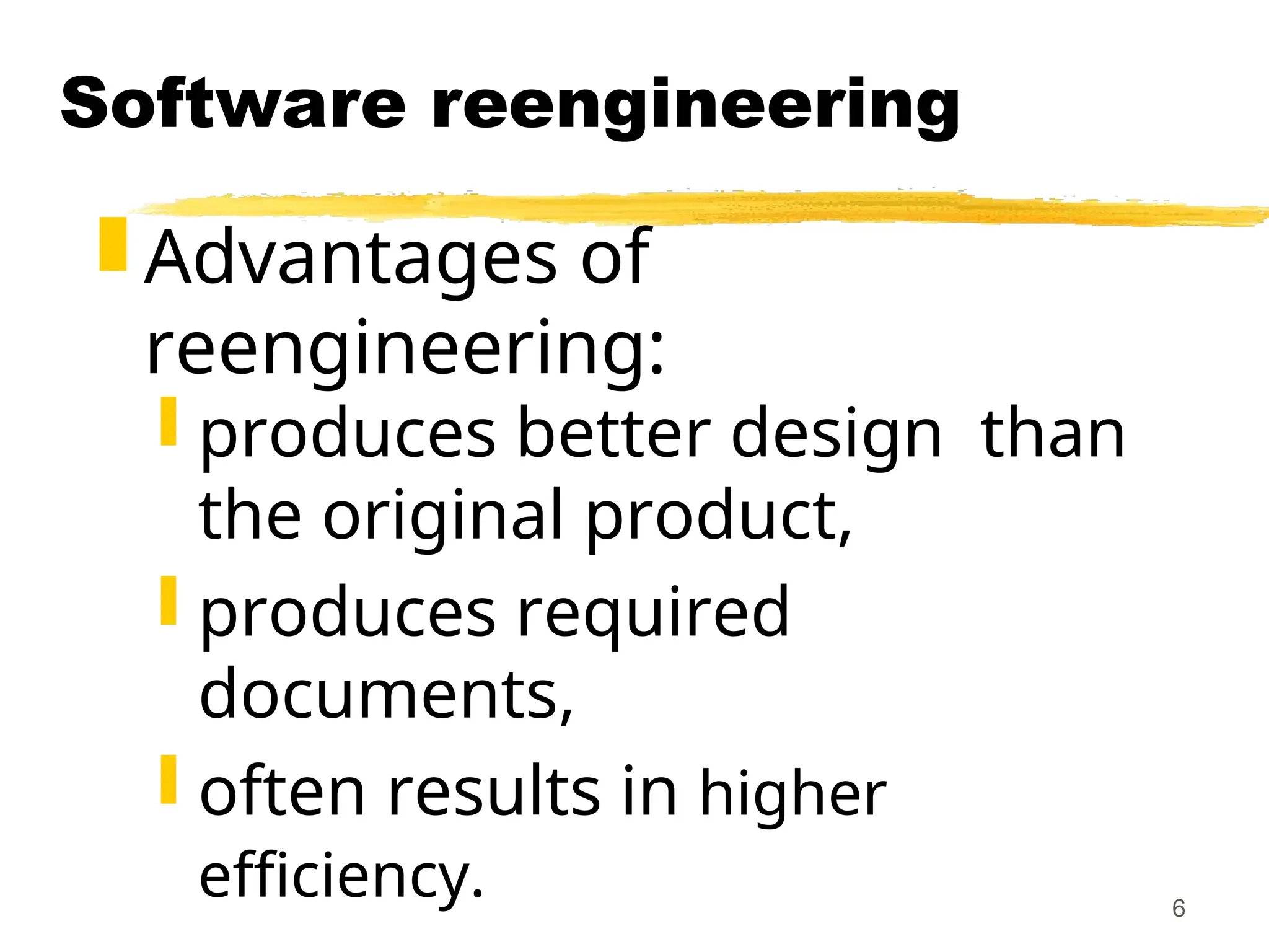 Software Reengineering Ppt In Software Engineering Ppt