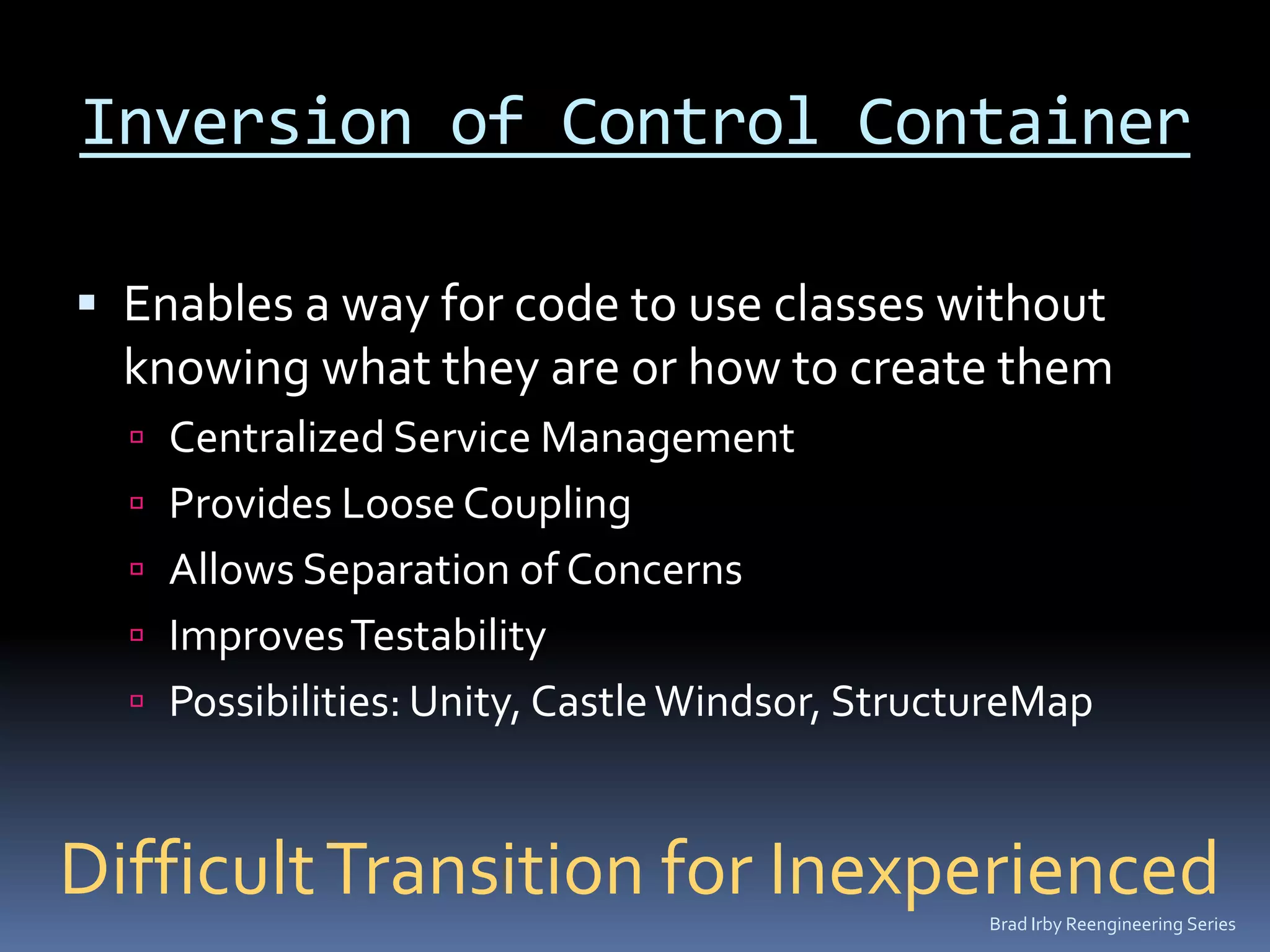 Software reengineering for Developers | PPTX | Web Development | Internet