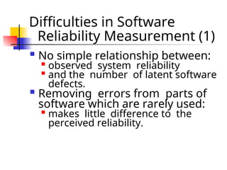 Software Engineering -Software Reliability.ppt