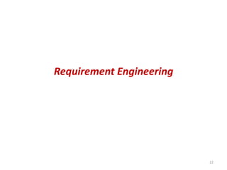 Requirement Engineering
22
 