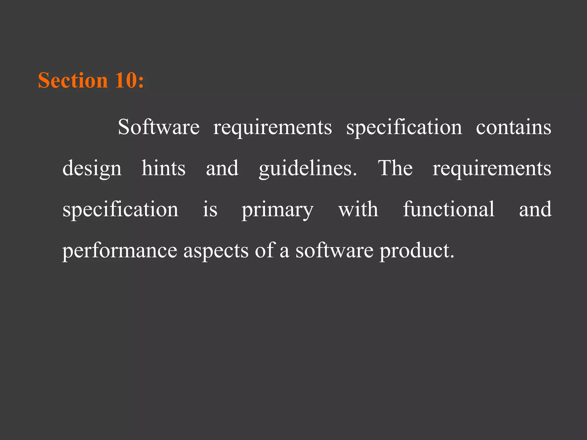 Software requirements specification | PPT