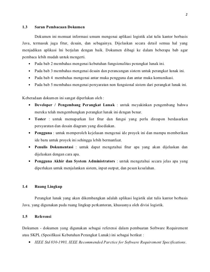 Software requirementsspecification aplikasi logistik alat 