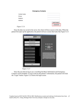 Medical procedure - procedure type and date of procedure.
