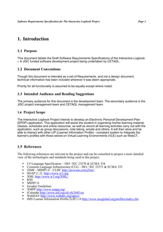 Detailed Software Requirements Software requirements specifications wp2 | PDF