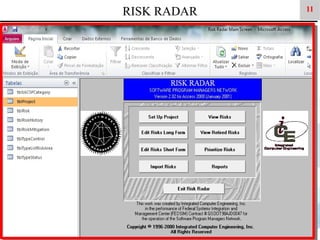 RISK RADAR

11

 