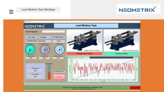 Lost Motion Test Window
 