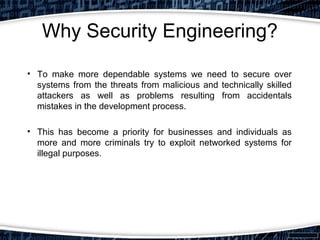 Software security engineering | PPT