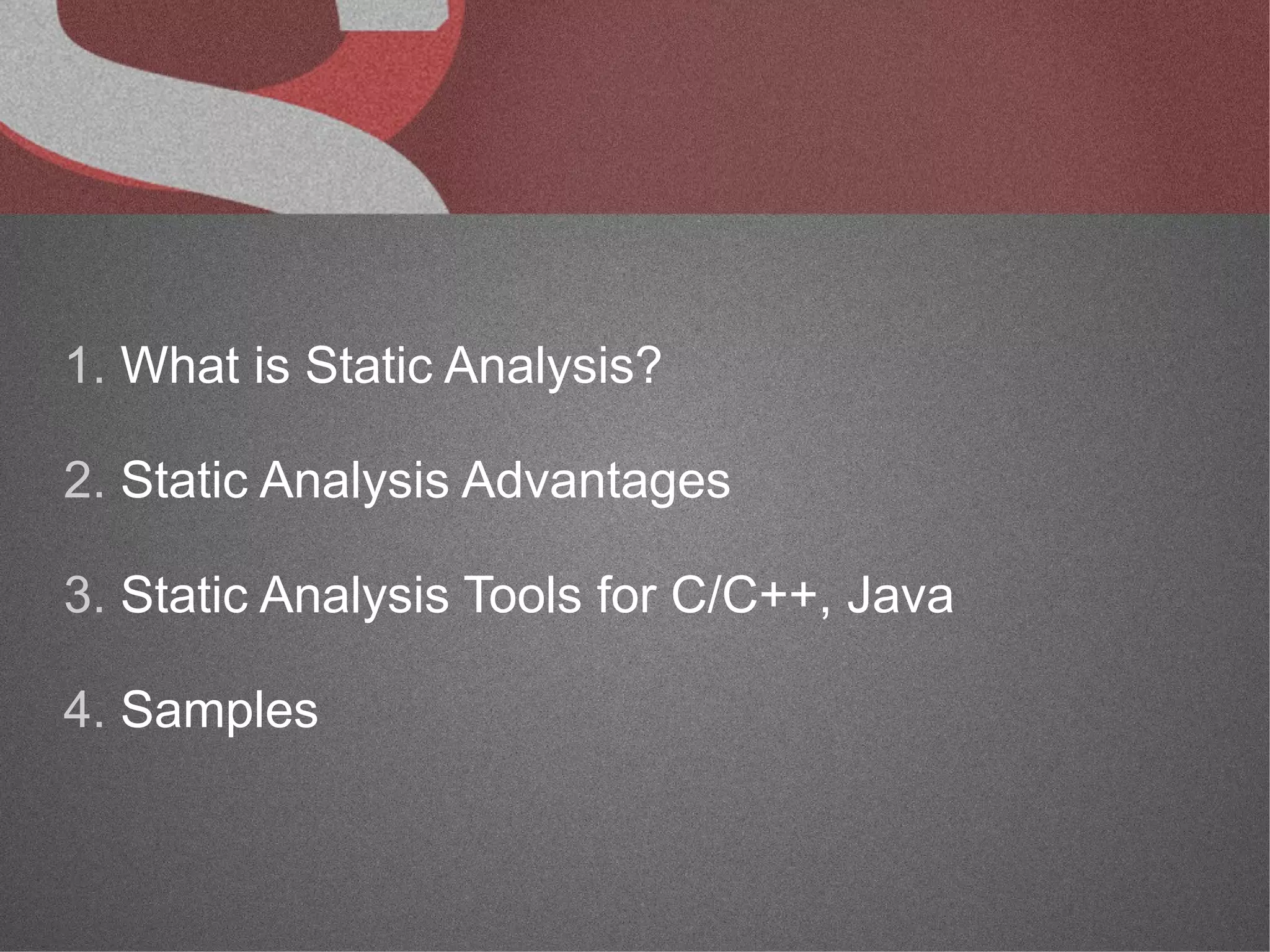 Software Security Static Analysis Tools Ppt Software Security Static Analysis Tools Ppt