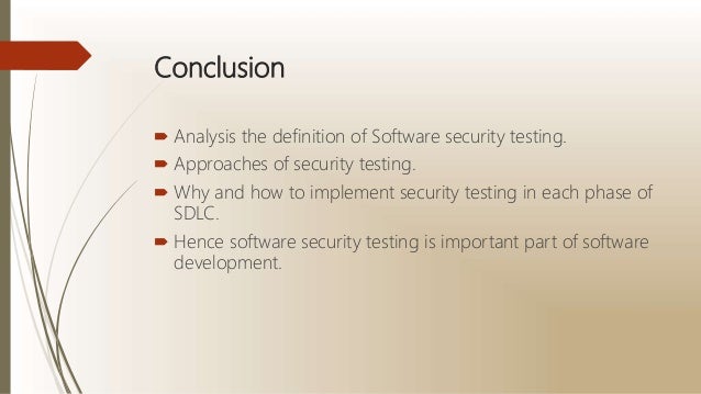 software security testing software security testing