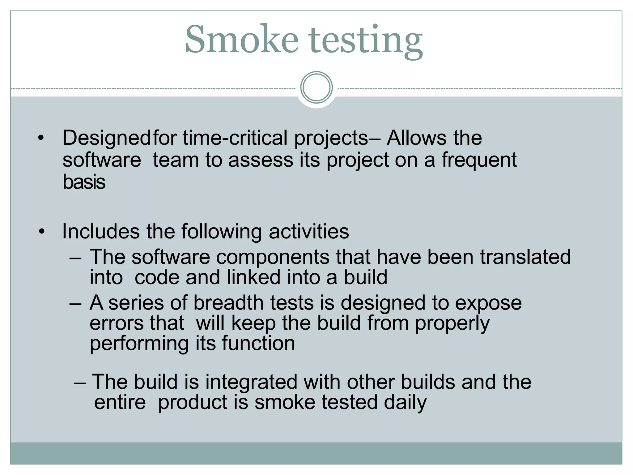 Software testing strategies And its types | PPTX | Computing ...