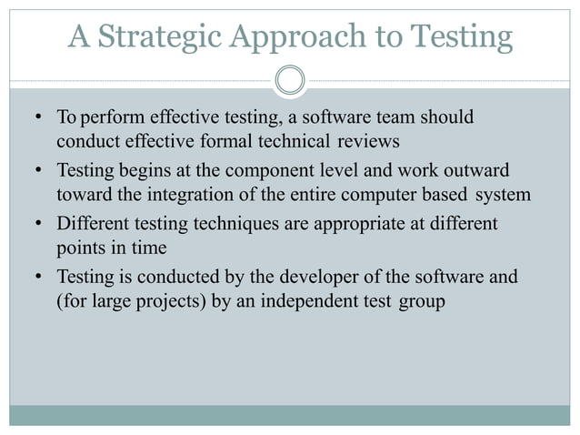 Software testing strategies And its types | PPTX | Computing ...