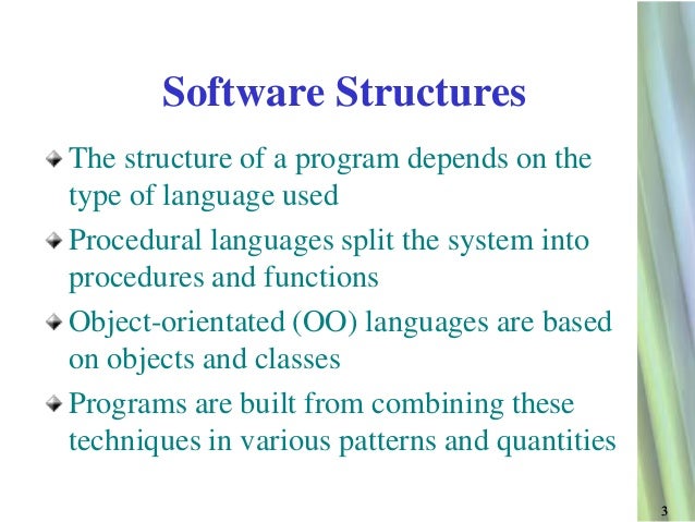 Software structures
