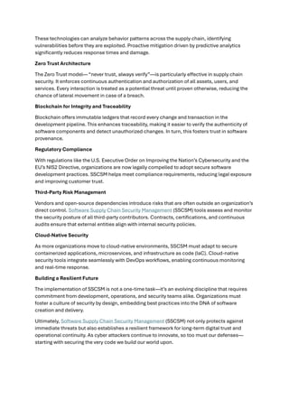 Software Supply Chain Security Management | PDF