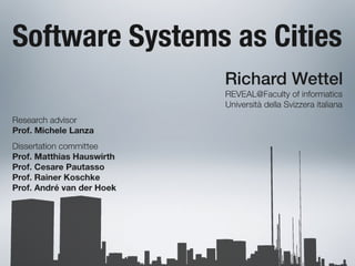 Software Systems as Cities