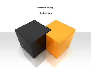 Software Testing

  An Overview
 