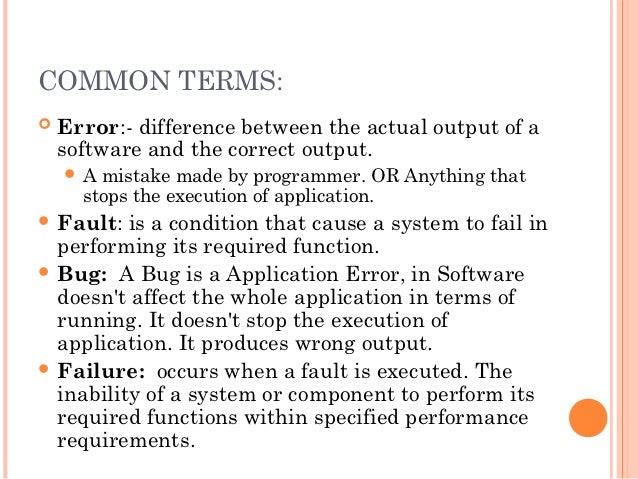 Software Testing