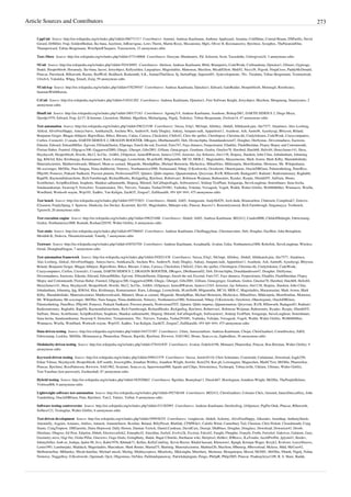 Article Sources and Contributors 273
CppUnit  Source: http://en.wikipedia.org/w/index.php?oldid=586771317  Contributors: Amenel, Andreas Kaufmann, Anthony Appleyard, Arranna, ColdShine, Conrad Braam, DSParillo, David
Gerard, DrMiller, Frap, GoldenMedian, Ike-bana, Jayelston, JnRouvignac, Lews Therin, Martin Rizzo, Mecanismo, Mgfz, Oliver H, Rezonansowy, Rjwilmsi, Sysuphos, TheParanoidOne,
Thumperward, Tobias Bergemann, WereSpielChequers, Yanxiaowen, 23 anonymous edits
Test::More  Source: http://en.wikipedia.org/w/index.php?oldid=573148868  Contributors: Dawynn, Mindmatrix, Pjf, Schwern, Scott, Tassedethe, Unforgiven24, 3 anonymous edits
NUnit  Source: http://en.wikipedia.org/w/index.php?oldid=593436991  Contributors: Abelson, Andreas Kaufmann, B0sh, Brianpeiris, CodeWonk, Cwbrandsma, Djmckee1, Gfinzer, Gypwage,
Hadal, Hooperbloob, Hosamaly, Ike-bana, Jacosi, Jerryobject, Kellyselden, Largoplazo, Magioladitis, Mattousai, MaxSem, MicahElliott, Mnk92, NiccciN, Nigosh, NinjaCross, PaddyMcDonald,
Pinecar, Pnewhook, RHaworth, Raztus, RedWolf, Reidhoch, Rodasmith, S.K., SamuelTheGhost, Sj, StefanPapp, Superm401, Sydevelopments, Thv, Titodutta, Tobias Bergemann, Toomuchsalt,
Ulrich.b, Valodzka, Whpq, XtinaS, Zsinj, 59 anonymous edits
NUnitAsp  Source: http://en.wikipedia.org/w/index.php?oldid=578259547  Contributors: Andreas Kaufmann, Djmckee1, Edward, GatoRaider, Hooperbloob, Mormegil, Root4(one),
SummerWithMorons
CsUnit  Source: http://en.wikipedia.org/w/index.php?oldid=518241202  Contributors: Andreas Kaufmann, Djmckee1, Free Software Knight, Jerryobject, MaxSem, Mengmeng, Stuartyeates, 2
anonymous edits
HtmlUnit  Source: http://en.wikipedia.org/w/index.php?oldid=580137163  Contributors: Agentq314, Andreas Kaufmann, Asashour, Bishop2067, DARTH SIDIOUS 2, Diego Moya,
Djordje1979, Edward, Frap, Jj137, KAtremer, Lkesteloot, Mabdul, Mguillem, Michaelgang, Nigelj, Tedickey, Tobias Bergemann, Zwilson14, 47 anonymous edits
Test automation  Source: http://en.wikipedia.org/w/index.php?oldid=596323190  Contributors: 5nizza, 83nj1, 9th3mpt, ADobey, Abdull, Abhikansh.jain, Akr7577, Alaattinoz, Alec-Loxberg,
Aleksd, AliveFreeHappy, Ameya barve, Amitkaria2k, Ancheta Wis, AndrewN, Andy Dingley, Ankurj, Anupam naik, Apparition11, Asashour, Ash, Auntof6, Ayushyogi, Bbryson, Beland,
Benjamin Geiger, Bhagat.Abhijeet, Bigtwilkins, Bihco, Blesuer, Caltas, Carioca, Checkshirt, Chills42, Chris the speller, Chrisbepost, Christina thi, CindyJokinen, CodeWonk, Crazycomputers,
Creftos, Crestech1, Cvarada, DARTH SIDIOUS 2, DRAGON BOOSTER, DRogers, Dbelhumeur02, Deb, DivineAlpha, Donaldanderson47, Dougher, Dreftymac, Drivermadness, Eaowens,
Edustin, Edward, EdwardMiller, Egivoni, ElfriedeDustin, Elipongo, Enoch the red, Excirial, Faris747, Faye dimarco, Ferpectionist, Filadifei, FlashSheridan, Flopsy Mopsy and Cottonmouth,
Florian Huber, Fumitol, G0gogcsc300, Gaggarwal2000, Gbegic, Gherget, Gibs2001, Gilliam, Gmacgregor, Goutham, Grafen, Gtucker78, Harobed, Hatch68, Helix84, HenryJames141, Hesa,
Heydaysoft, Hooperbloob, Hswiki, Hu12, In.Che., Ixfd64, JASpencer, JamesBWatson, Jamesx12345, Jaxtester, Jay-Sebastos, Jim1138, Jkoprax, Jluedem, John Cline, Johndunham, Johnuniq,
Jpg, Kbh3rd, Kku, Krishnaegs, Kumarsameer, Kuru, Ldimaggi, Leomcbride, M.aiello00, M4gnum0n, MC10, MER-C, Magioladitis, Marasmusine, Mark Arsten, Mark Kilby, Marudubshinki,
Materialscientist, Matthewedwards, Mdanrel, Mean as custard, Megaride, MendipBlue, Michael Bernstein, Michecksz, Mikaelfries, Mikkorpela, Morrillonline, Mortense, Mr. Wikipediania,
Mr.scavenger, MrOllie, Nara Sangaa, Nima.shahhosini, Nimowy, Northamerica1000, Notinasnaid, Nthep, O.Koslowski, Octoferret, Ohnoitsjamie, OracleDBGuru, Palmirotheking, PeterBizz,
Pfhjvb0, Pomoxis, Prakash Nadkarni, Praveen pinnela, ProfessionalTST, Qatutor, Qlabs impetus, Qtpautomation, Qwyrxian, R'n'B, RHaworth, Radagast83, Radiant!, Radiostationary, Raghublr,
Rapd56, Raymondlafourchette, Rich Farmbrough, RichardHoultz, Rickjpelleg, Rjwilmsi, Robertvan1, Robinson Weijman, Rubensmits, Ryadav, Ryepie, SSmithNY, Saffram, Sbono,
ScottSteiner, ScriptRockSam, Seaphoto, Shankar.sathiamurthi, Shijuraj, Shlomif, SoCalSuperEagle, Softwaretest1, Srideep TestPlant, Ssingaraju, SteveLoughran, Ststeinbauer, Suna bocha,
Sundaramkumar, Swaroop 9, Swtechwr, Testautomator, Thv, Ttrevers, Tumaka, Tushar291081, Vadimka, Veledan, Versageek, Vogelt, Waikh, Walter Görlitz, Webbbbbbber, Winmacro, Woella,
WordSurd, Worksoft-wayne, Wrp103, Xadhix, Yan Kuligin, ZachGT, Zorgon7, Zulfikaralib, सरोज कुमार ढकाल, 475 anonymous edits
Test bench  Source: http://en.wikipedia.org/w/index.php?oldid=595753651  Contributors: Abdull, Ali65, Amitgusain, AndyHe829, Arch dude, Briancarlton, Cbdorsett, Compfreak7, Dolovis,
E2eamon, FreplySpang, J. Sparrow, Jihadcola, Joe Decker, Kcnirmiti, Ktr101, Magioladitis, Mdeepti.wiki, Pinecar, Racerx11, Remotelysensed, Rich Farmbrough, Singamayya, Testbench,
Tgruwell, 20 anonymous edits
Test execution engine  Source: http://en.wikipedia.org/w/index.php?oldid=598251686  Contributors: Abdull, Ali65, Andreas Kaufmann, BD2412, Cander0000, ChildofMidnight, Fabrictramp,
Grafen, Northamerica1000, Rontaih, Roshan220195, Walter Görlitz, 6 anonymous edits
Test stubs  Source: http://en.wikipedia.org/w/index.php?oldid=497396843  Contributors: Andreas Kaufmann, Chiefhuggybear, Christianvinter, Deb, Dougher, EncMstr, John Broughton,
Meridith K, Nishsvn, Thisarticleisastub, Tomrbj, 7 anonymous edits
Testware  Source: http://en.wikipedia.org/w/index.php?oldid=458763704  Contributors: Andreas Kaufmann, Assadmalik, Avalon, Gzkn, Northamerica1000, Robofish, SteveLoughran, Wireless
friend, ZhonghuaDragon, 7 anonymous edits
Test automation framework  Source: http://en.wikipedia.org/w/index.php?oldid=592621438  Contributors: 5nizza, 83nj1, 9th3mpt, ADobey, Abdull, Abhikansh.jain, Akr7577, Alaattinoz,
Alec-Loxberg, Aleksd, AliveFreeHappy, Ameya barve, Amitkaria2k, Ancheta Wis, AndrewN, Andy Dingley, Ankurj, Anupam naik, Apparition11, Asashour, Ash, Auntof6, Ayushyogi, Bbryson,
Beland, Benjamin Geiger, Bhagat.Abhijeet, Bigtwilkins, Bihco, Blesuer, Caltas, Carioca, Checkshirt, Chills42, Chris the speller, Chrisbepost, Christina thi, CindyJokinen, CodeWonk,
Crazycomputers, Creftos, Crestech1, Cvarada, DARTH SIDIOUS 2, DRAGON BOOSTER, DRogers, Dbelhumeur02, Deb, DivineAlpha, Donaldanderson47, Dougher, Dreftymac,
Drivermadness, Eaowens, Edustin, Edward, EdwardMiller, Egivoni, ElfriedeDustin, Elipongo, Enoch the red, Excirial, Faris747, Faye dimarco, Ferpectionist, Filadifei, FlashSheridan, Flopsy
Mopsy and Cottonmouth, Florian Huber, Fumitol, G0gogcsc300, Gaggarwal2000, Gbegic, Gherget, Gibs2001, Gilliam, Gmacgregor, Goutham, Grafen, Gtucker78, Harobed, Hatch68, Helix84,
HenryJames141, Hesa, Heydaysoft, Hooperbloob, Hswiki, Hu12, In.Che., Ixfd64, JASpencer, JamesBWatson, Jamesx12345, Jaxtester, Jay-Sebastos, Jim1138, Jkoprax, Jluedem, John Cline,
Johndunham, Johnuniq, Jpg, Kbh3rd, Kku, Krishnaegs, Kumarsameer, Kuru, Ldimaggi, Leomcbride, M.aiello00, M4gnum0n, MC10, MER-C, Magioladitis, Marasmusine, Mark Arsten, Mark
Kilby, Marudubshinki, Materialscientist, Matthewedwards, Mdanrel, Mean as custard, Megaride, MendipBlue, Michael Bernstein, Michecksz, Mikaelfries, Mikkorpela, Morrillonline, Mortense,
Mr. Wikipediania, Mr.scavenger, MrOllie, Nara Sangaa, Nima.shahhosini, Nimowy, Northamerica1000, Notinasnaid, Nthep, O.Koslowski, Octoferret, Ohnoitsjamie, OracleDBGuru,
Palmirotheking, PeterBizz, Pfhjvb0, Pomoxis, Prakash Nadkarni, Praveen pinnela, ProfessionalTST, Qatutor, Qlabs impetus, Qtpautomation, Qwyrxian, R'n'B, RHaworth, Radagast83, Radiant!,
Radiostationary, Raghublr, Rapd56, Raymondlafourchette, Rich Farmbrough, RichardHoultz, Rickjpelleg, Rjwilmsi, Robertvan1, Robinson Weijman, Rubensmits, Ryadav, Ryepie, SSmithNY,
Saffram, Sbono, ScottSteiner, ScriptRockSam, Seaphoto, Shankar.sathiamurthi, Shijuraj, Shlomif, SoCalSuperEagle, Softwaretest1, Srideep TestPlant, Ssingaraju, SteveLoughran, Ststeinbauer,
Suna bocha, Sundaramkumar, Swaroop 9, Swtechwr, Testautomator, Thv, Ttrevers, Tumaka, Tushar291081, Vadimka, Veledan, Versageek, Vogelt, Waikh, Walter Görlitz, Webbbbbbber,
Winmacro, Woella, WordSurd, Worksoft-wayne, Wrp103, Xadhix, Yan Kuligin, ZachGT, Zorgon7, Zulfikaralib, सरोज कुमार ढकाल, 475 anonymous edits
Data-driven testing  Source: http://en.wikipedia.org/w/index.php?oldid=544723387  Contributors: 2Alen, Amorymeltzer, Andreas Kaufmann, Cbojar, ChrisGualtieri, Cornellrockey, EdGl,
Fabrictramp, Lockley, MrOllie, Mrinmayee.p, Phanisrikar, Pinecar, Rajwiki, Rjwilmsi, Rwwww, SAE1962, Sbono, Sean.co.za, Zaphodikus, 36 anonymous edits
Modularity-driven testing  Source: http://en.wikipedia.org/w/index.php?oldid=578161829  Contributors: Avalon, Fedelis4198, Minnaert, Phanisrikar, Pinecar, Ron Ritzman, Walter Görlitz, 9
anonymous edits
Keyword-driven testing  Source: http://en.wikipedia.org/w/index.php?oldid=599431579  Contributors: 5nizza, Anish10110, Chris Schotanus, Conortodd, Culudamar, Download, Eagle250,
Erkan Yilmaz, Heydaysoft, Hooperbloob, Jeff seattle, Jessewgibbs, Jonathan Webley, Jonathon Wright, Jtowler, Kem254, Ken g6, Lowmagnet, Maguschen, MarkCTest, MrOllie, Phanisrikar,
Pinecar, Rjwilmsi, RossPatterson, Rwwww, SAE1962, Scraimer, Sean.co.za, Sparrowman980, Squids and Chips, Swtesterinca, Technopat, Tobias.trelle, Ukkuru, Ultimus, Walter Görlitz,
Yun-Yuuzhan (lost password), Zoobeerhall, 87 anonymous edits
Hybrid testing  Source: http://en.wikipedia.org/w/index.php?oldid=582920662  Contributors: Bgwhite, Bunnyhop11, Dwelch67, Horologium, Jonathon Wright, MrOllie, ThePurpleHelmet,
Vishwas008, 6 anonymous edits
Lightweight software test automation  Source: http://en.wikipedia.org/w/index.php?oldid=592746348  Contributors: BD2412, ChrisGualtieri, Colonies Chris, Greenrd, JamesDmccaffrey, John
Vandenberg, OracleDBGuru, Pnm, Rjwilmsi, Torc2, Tutterz, Verbal, 9 anonymous edits
Software testing controversies  Source: http://en.wikipedia.org/w/index.php?oldid=531282993  Contributors: Andreas Kaufmann, Derelictfrog, JASpencer, PigFlu Oink, Pinecar, RHaworth,
Softtest123, Testingfan, Walter Görlitz, 6 anonymous edits
Test-driven development  Source: http://en.wikipedia.org/w/index.php?oldid=599938255  Contributors: 1sraghavan, Abdull, Achorny, AliveFreeHappy, Alksentrs, Anorthup, AnthonySteele,
Antonielly, Asgeirn, Astaines, Attilios, Autarch, AutumnSnow, Bcwhite, Beland, BillyPreset, Blutfink, CFMWiki1, Calréfa Wéná, Canterbury Tail, Choriem, Chris Pickett, Closedmouth, Craig
Stuntz, CraigTreptow, DHGarrette, Daira Hopwood, Dally Horton, Damian Yerrick, Daniel.Cardenas, DavidCary, Deuxpi, Dhdblues, Dougher, Dougluce, Download, Downsize43, Droob,
Dtmilano, Długosz, Ed Poor, Edaelon, Ehheh, Electriccatfish2, Emurphy42, Enochlau, Eurleif, Evolve2k, Excirial, Falcn42, Faught, Fbeppler, Franyhi, Fre0n, Furrykef, Gakrivas, Galatoni, Gary,
Geometry.steve, Gigi fire, Gishu Pillai, Gmcrews, Gogo Dodo, GoingBatty, Hadal, Hagai Cibulski, Hariharan wiki, Heirpixel, Hzhbcl, JDBravo, JLaTondre, JacobProffitt, Jglynn43, Jleedev,
Johnnybifter, Jonb ee, Jonkpa, Jpalm 98, Jrvz, Kabir1976, Kbdank71, Kellen, KellyCoinGuy, Kevin Rector, Khalid hassani, Khouston1, Kpugh, Kristjan Wager, Krzyk2, Kvdveer, LeaveSleaves,
Lenin1991, Lumberjake, Madduck, Magioladitis, Marcinkaw, Mark Renier, Martial75, Martinig, Materialscientist, Mathiasl26, MaxSem, Mberteig, Mboverload, Mckoss, Mdd, MeUser42,
MelbourneStar, Mhhanley, Micah hainline, Michael miceli, Michig, Middayexpress, Mkarlesky, Mkksingha, Mnorbury, Mortense, Mosquitopsu, Mossd, Mr2001, MrOllie, Nbarth, Nigelj, Nohat,
Notnoisy, Nuggetboy, O.Koslowski, Ogennadi, Ojcit, Oligomous, On5deu, Parklandspanaway, Patrickdepinguin, Pengo, PhilipR, Phlip2005, Pinecar, PradeepArya1109, R. S. Shaw, Radak,
 