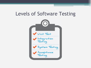 Levels of Software Testing
 