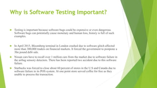 Software testing