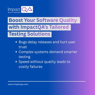 Ready to Elevate Your Software Quality ? | PDF