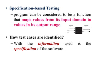 Software testing - EXAMPLE | PPT