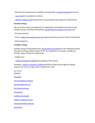 Comprehensive Software Testing & QA Services for Mobile and Desktop ...