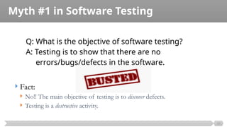 Software Testing and Principles lecture slides | PPTX