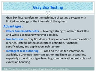 Software testing and quality assurance | PPTX