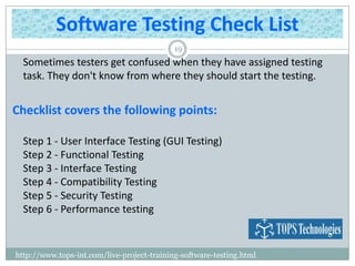 Software testing and quality assurance | PPTX