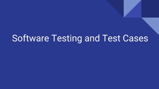 Importance of Software testing in SDLC and Agile | PPT