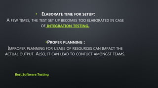 Software testing and test environment | PPTX