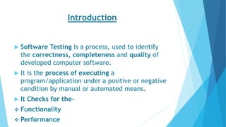 Software testing basic | PPT