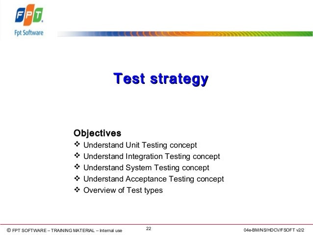 testing concepts