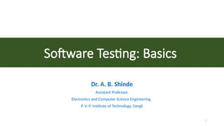 Software Testing and SDLC Fundamentals | PPSX