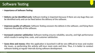 Software Testing and SDLC Fundamentals | PPSX