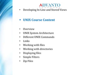 Software testing course content,advanto software | PPT