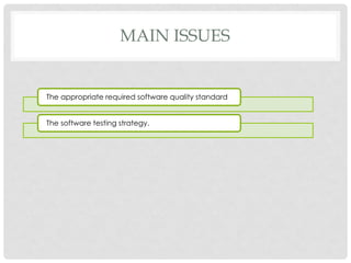 Software testing implementation | PDF