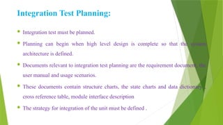 SOFTWARE TESTING INTEGRATION TESTING.pptx