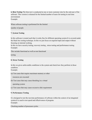 software testing lecture notes - notes - software... Software testing lecture notes | PDF