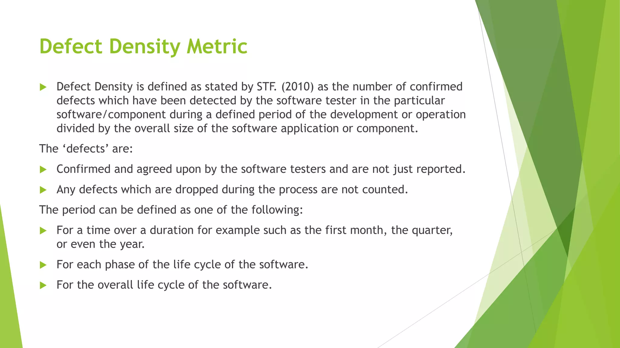 Software testing metrics | PPT