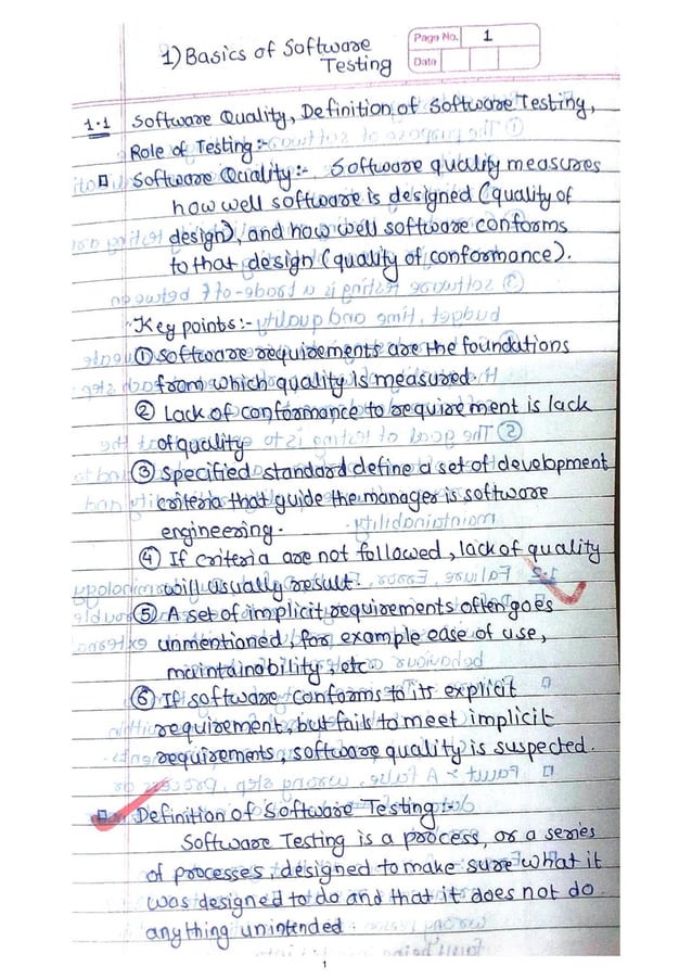 Software Testing NOTES Unit 1.pdf