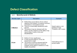Defect Classification
 