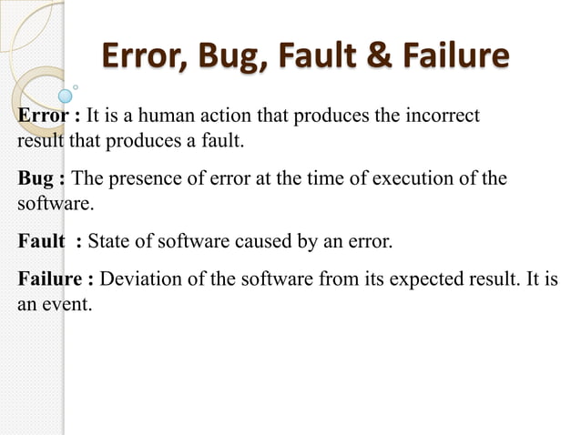 Software testing ppt