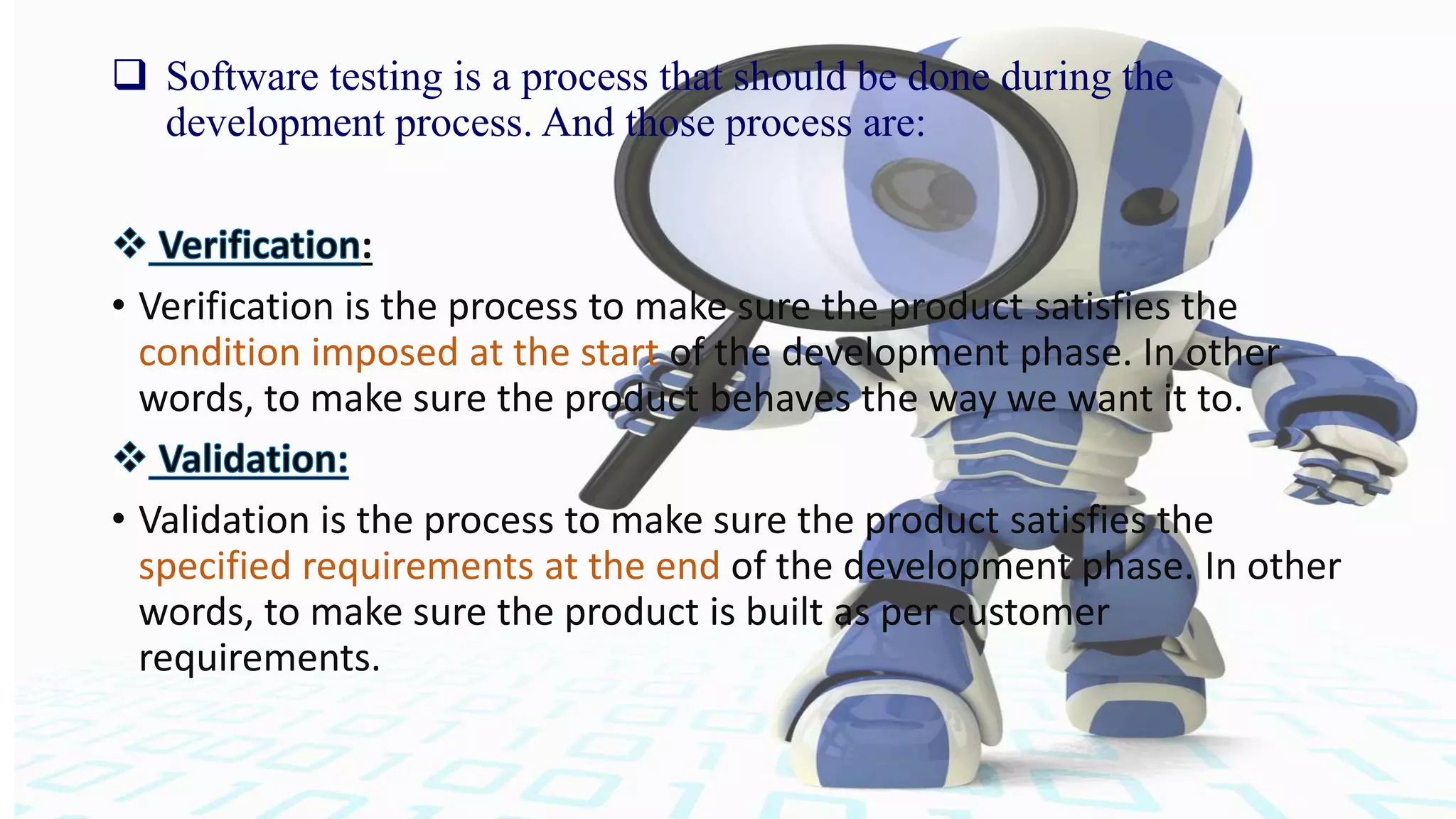 Software testing ppt | PPTX